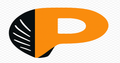 Powque urban stye logo - stylized orange and black