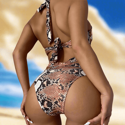 Amazon Hard Cuff Bikini - Sexy Print Swimwear - POWQUE URBAN STYLE