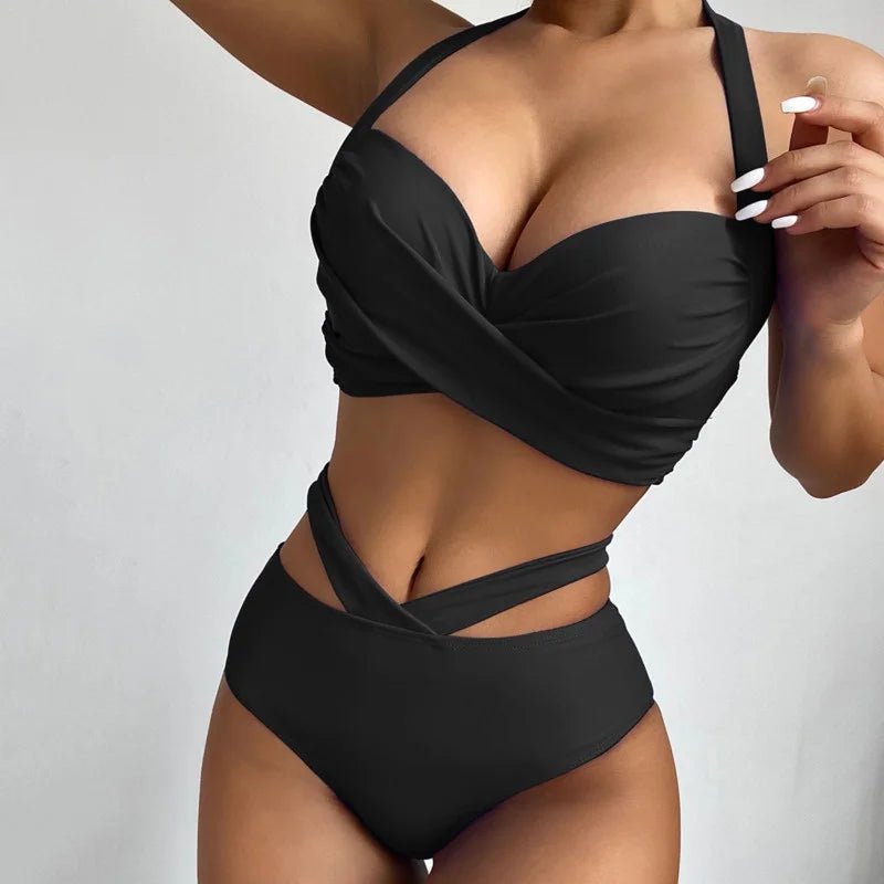 Amazon Hard Cuff Bikini - Sexy Print Swimwear - POWQUE URBAN STYLE