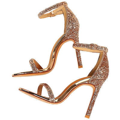 BIGTREE Shoes Sexy High Heels Women Pumps Sparkle Sequins Stiletto Heels 10 Cm Party Shoes Women Heels Summer Women Sandals New - POWQUE URBAN STYLE