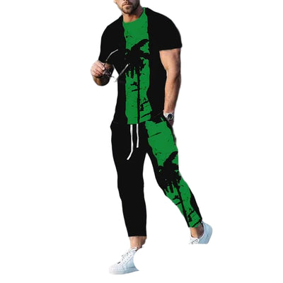 Bob Marley Reggae Summer Tracksuit Set - POWQUE URBAN STYLE