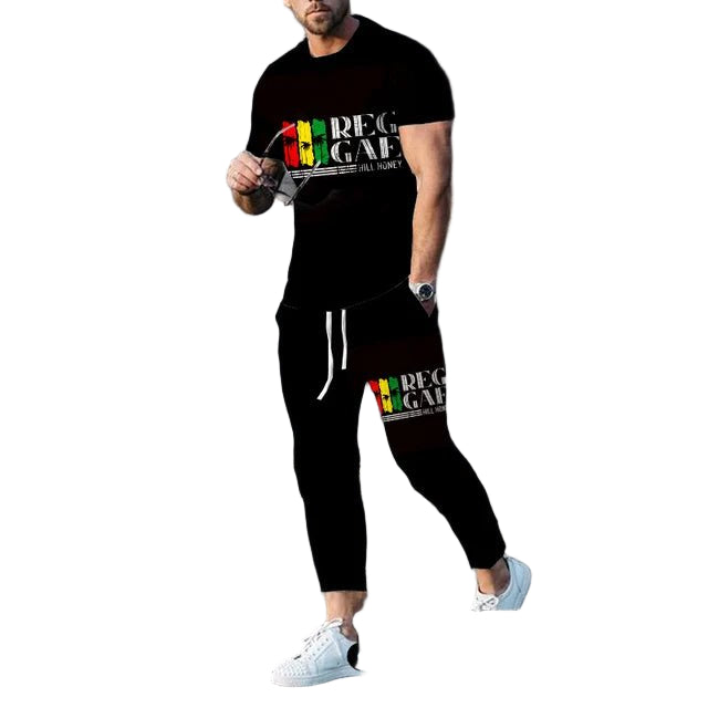 Bob Marley Reggae Summer Tracksuit Set - POWQUE URBAN STYLE