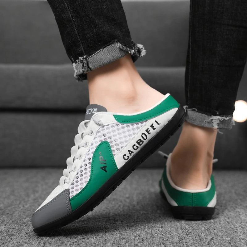 Breathable Men’s Casual Slip - On Sneakers - POWQUE URBAN STYLE