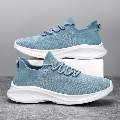 Breathable Men's Fly Knit Jogging Sneakers - POWQUE URBAN STYLE