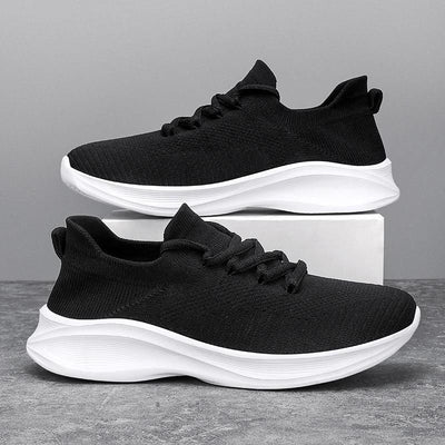 Breathable Men's Fly Knit Jogging Sneakers - POWQUE URBAN STYLE
