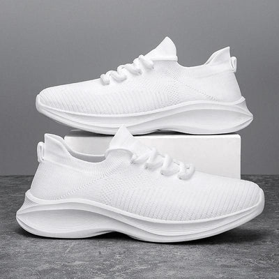 Breathable Men's Fly Knit Jogging Sneakers - POWQUE URBAN STYLE
