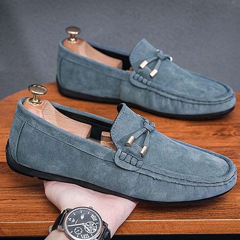Breathable Slip - On Suede Loafers for Men - POWQUE URBAN STYLE