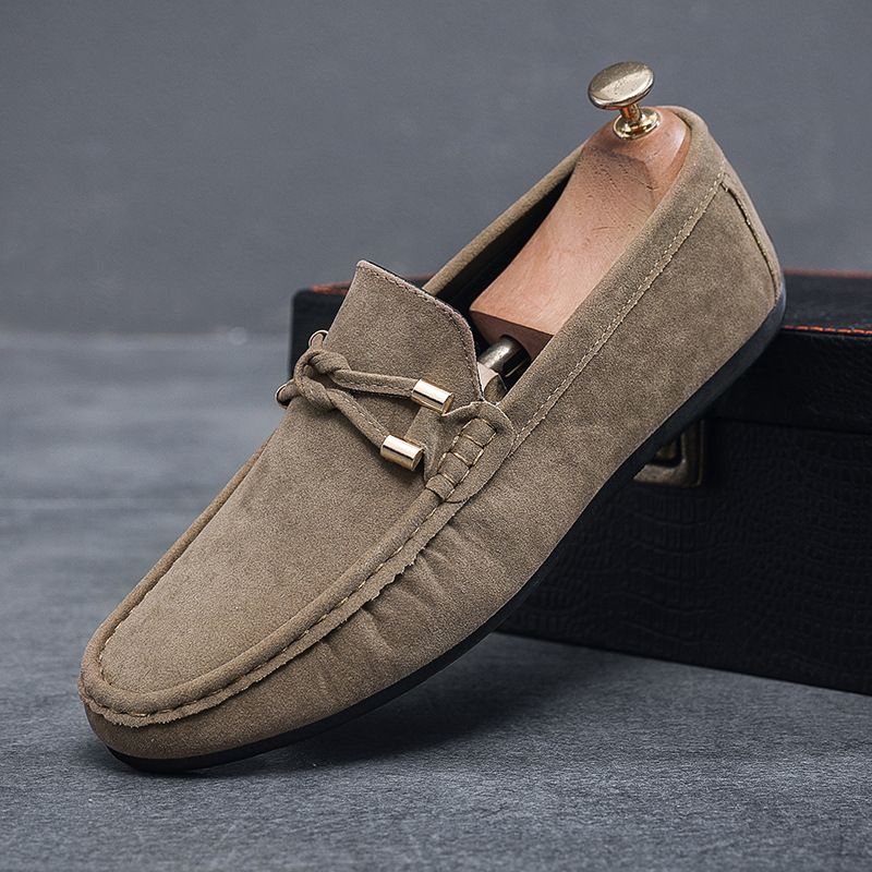 Breathable Slip - On Suede Loafers for Men - POWQUE URBAN STYLE