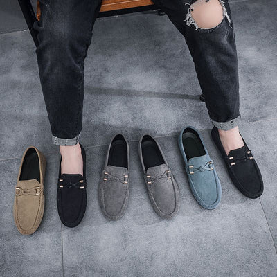 Breathable Slip - On Suede Loafers for Men - POWQUE URBAN STYLE