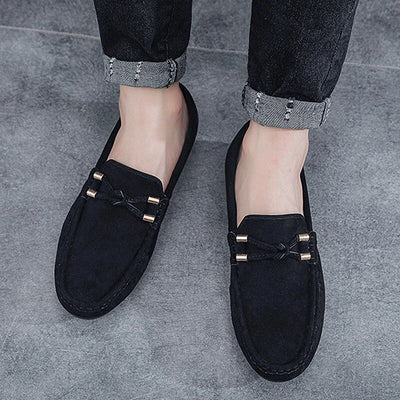 Breathable Slip - On Suede Loafers for Men - POWQUE URBAN STYLE