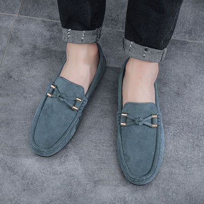 Breathable Slip - On Suede Loafers for Men - POWQUE URBAN STYLE