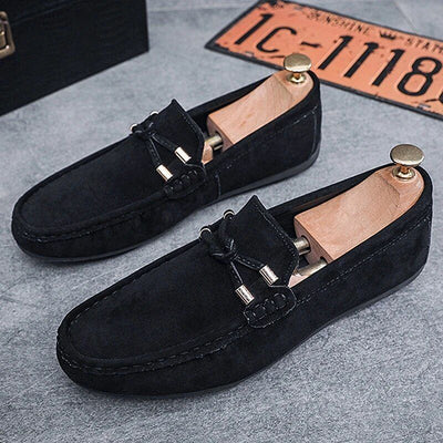 Breathable Slip - On Suede Loafers for Men - POWQUE URBAN STYLE
