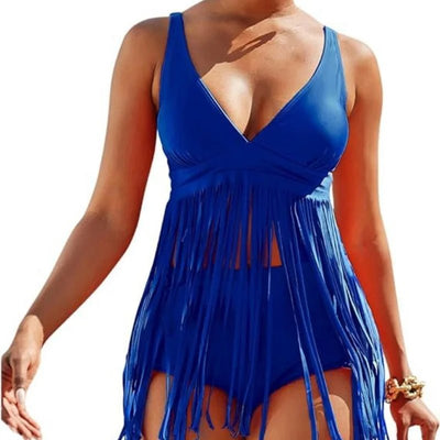 Chic Fringed Women's Swimsuit - Best Seller - POWQUE URBAN STYLE