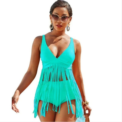 Chic Fringed Women's Swimsuit - Best Seller - POWQUE URBAN STYLE