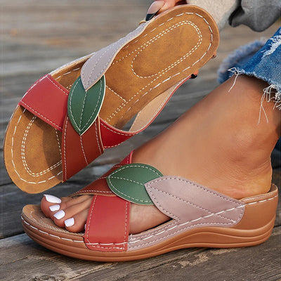 Comfortable Wedge Heeled Sandals for Summer - POWQUE URBAN STYLE