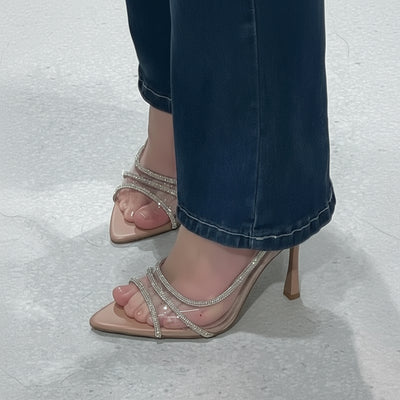 Elegant Open Toe High Heel Sandals for Women - POWQUE URBAN STYLE