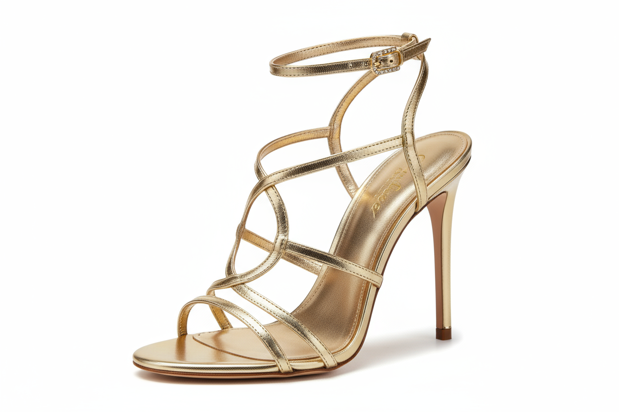Generate a beautiful high heel sandals