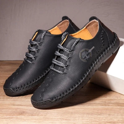 Handmade Premium Leather Sneakers for Men - POWQUE URBAN STYLE