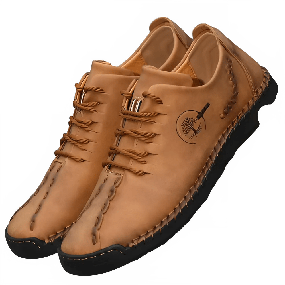 Handmade Premium Leather Sneakers for Men - POWQUE URBAN STYLE