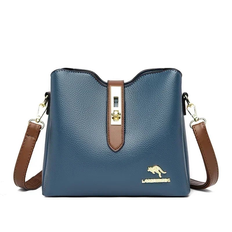 High quality PU Classic Women's Shoulder Bags 2025 New Fashion Concise Light Luxury Versatile Large Capacity Crossbody Bags - POWQUE ELITE