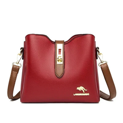 High quality PU Classic Women's Shoulder Bags 2025 New Fashion Concise Light Luxury Versatile Large Capacity Crossbody Bags - POWQUE ELITE