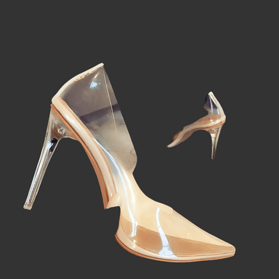 Ladies new women's shoes PVC pointed toe high heels - POWQUE URBAN STYLE