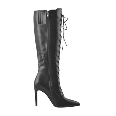 Leopard Print Knee - High Stiletto Boots - POWQUE URBAN STYLE