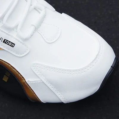 Lightweight Waterproof PU Leather Men's Sneakers - POWQUE URBAN STYLE