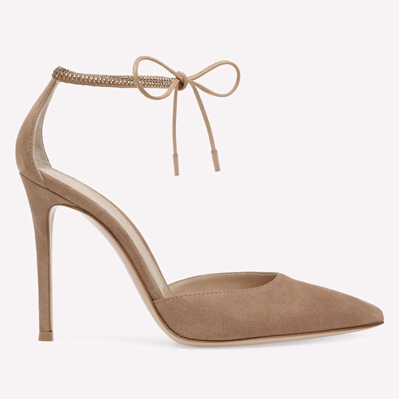 Luxury Chain Lace Pointed High-Heeled Sandals - POWQUE URBAN STYLE