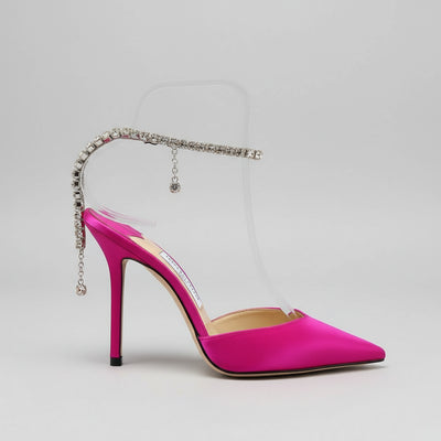Luxury Rhinestone High Heels for Weddings & Parties - POWQUE URBAN STYLE