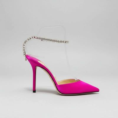 Luxury Rhinestone High Heels for Weddings & Parties - POWQUE URBAN STYLE