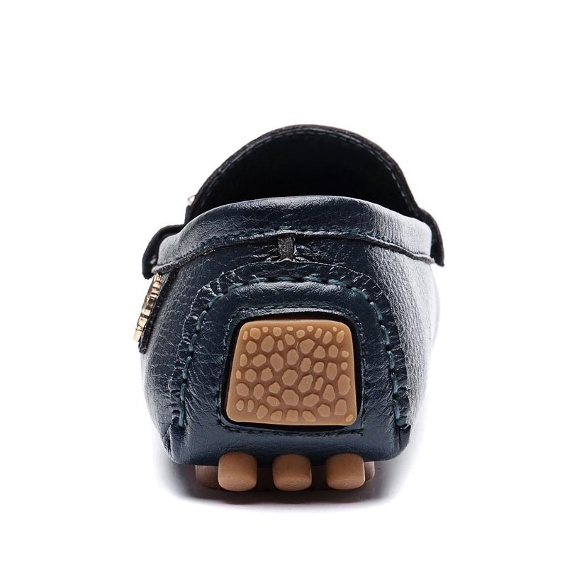 Men's Comfy White Slip - On Driving Loafers Size 48 - POWQUE URBAN STYLE