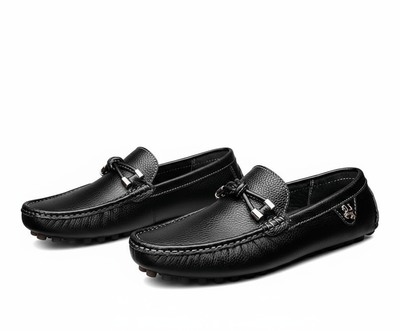 Men's Comfy White Slip - On Driving Loafers Size 48 - POWQUE URBAN STYLE