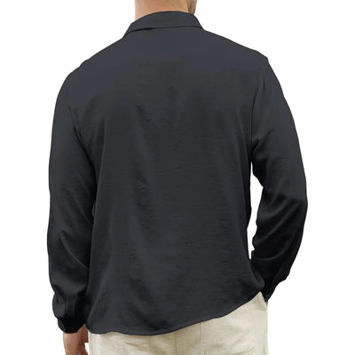 Men's Linen Beach Shirt - Ultimate Comfort - POWQUE URBAN STYLE