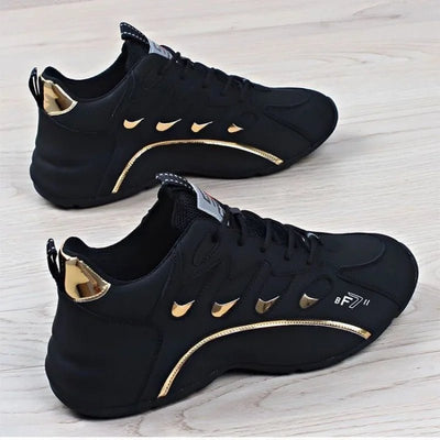 Men's Soft Leather Casual Sneakers - Breathable Fit - POWQUE URBAN STYLE