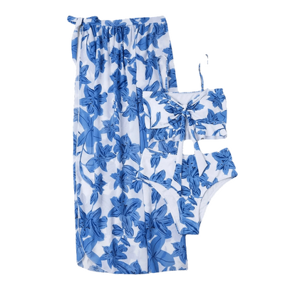 Msfilia High Waist Bowknot Bikini Set - POWQUE URBAN STYLE