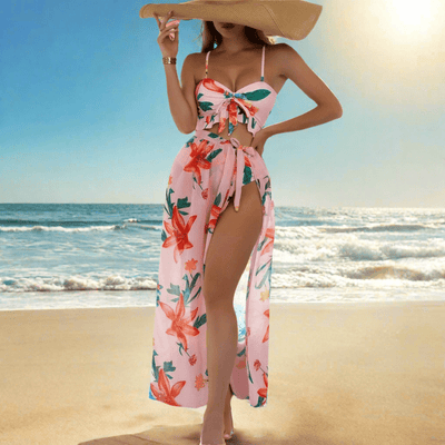 Msfilia High Waist Bowknot Bikini Set - POWQUE URBAN STYLE