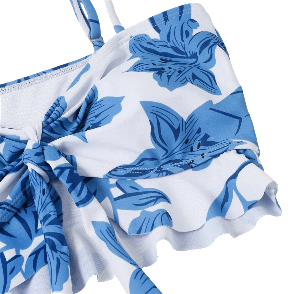 Msfilia High Waist Bowknot Bikini Set - POWQUE URBAN STYLE