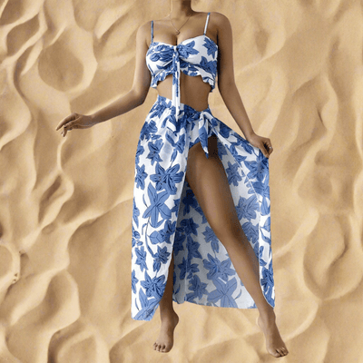 Msfilia High Waist Bowknot Bikini Set - POWQUE URBAN STYLE