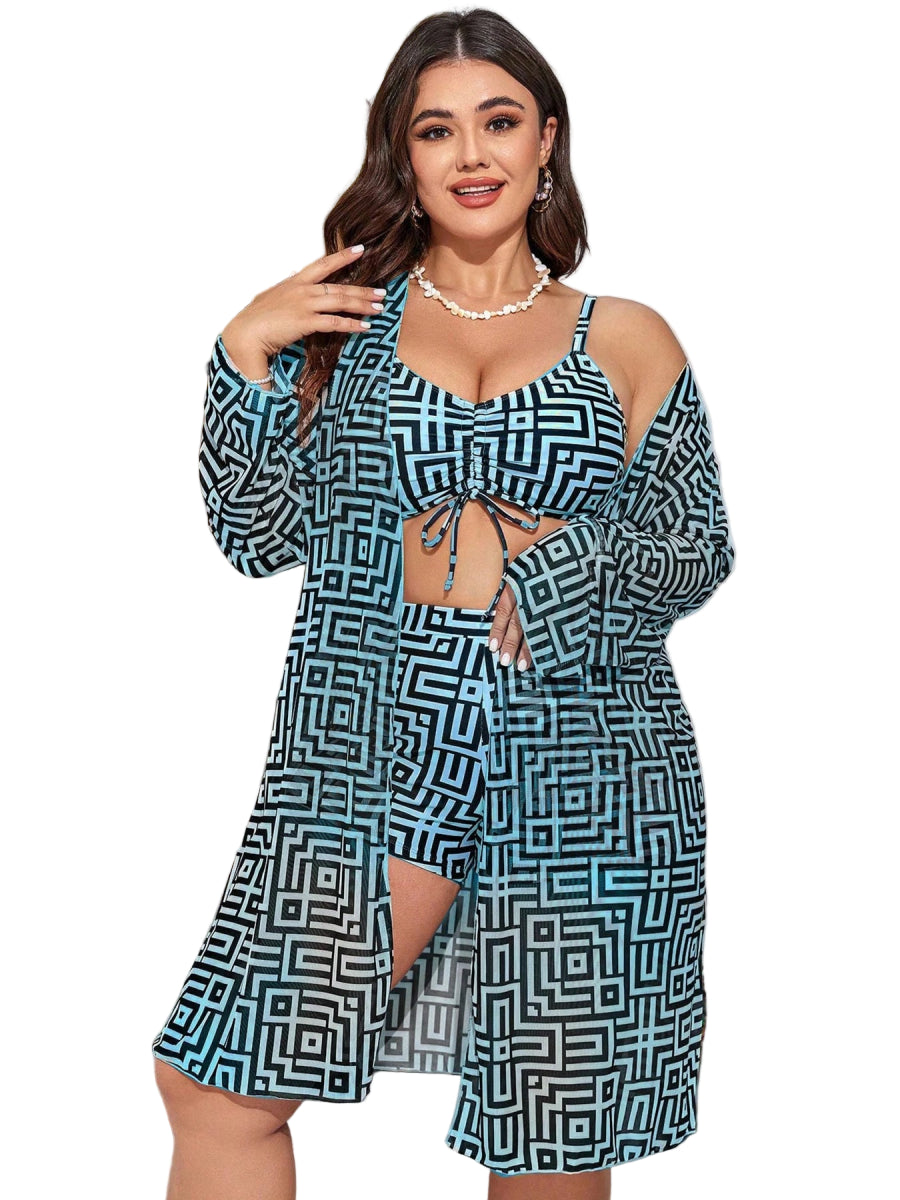 Plus Size Chiffon Bikini Cover Up 0XL - 5XL - POWQUE URBAN STYLE