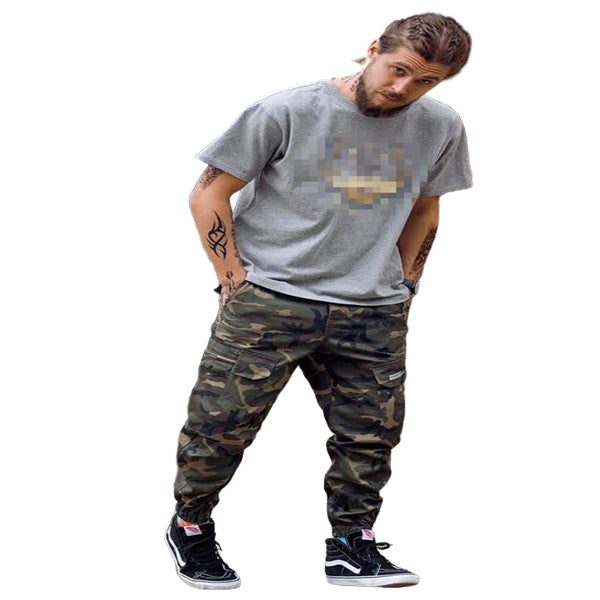 POWQUE ELITE Men's Camo Jogger Pants with Cargo Pockets - POWQUE URBAN STYLE