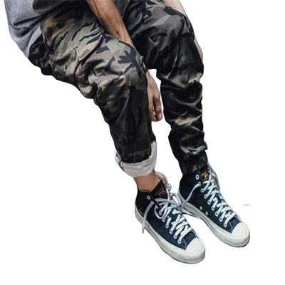POWQUE ELITE Men's Camo Jogger Pants with Cargo Pockets - POWQUE URBAN STYLE