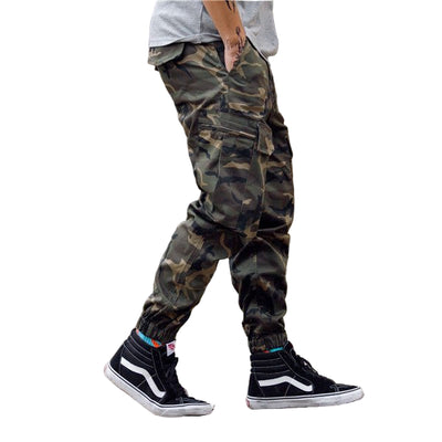 POWQUE ELITE Men's Camo Jogger Pants with Cargo Pockets - POWQUE URBAN STYLE