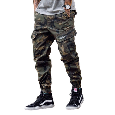 POWQUE ELITE Men's Camo Jogger Pants with Cargo Pockets - POWQUE URBAN STYLE