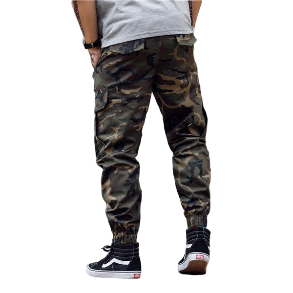 POWQUE ELITE Men's Camo Jogger Pants with Cargo Pockets - POWQUE URBAN STYLE