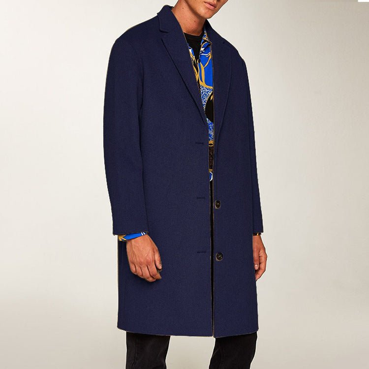 POWQUE ELITE Men's Woolen Windbreaker Jacket - Stylish & Warm - POWQUE URBAN STYLE