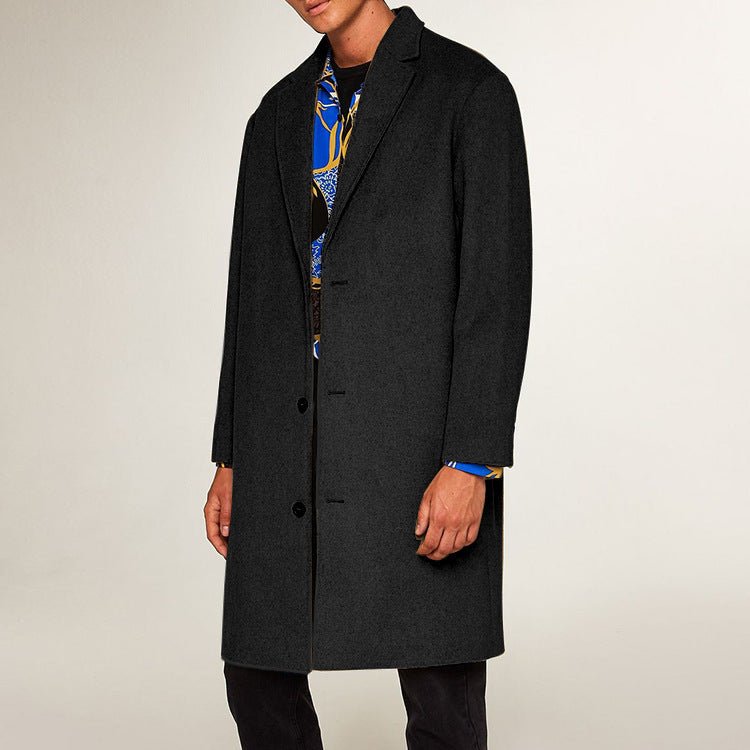 POWQUE ELITE Men's Woolen Windbreaker Jacket - Stylish & Warm - POWQUE URBAN STYLE