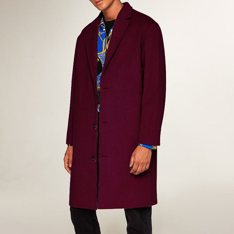 POWQUE ELITE Men's Woolen Windbreaker Jacket - Stylish & Warm - POWQUE URBAN STYLE
