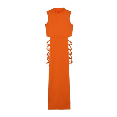 POWQUE ELITE Strapless Ankle - Length Dress for Women - POWQUE URBAN STYLE