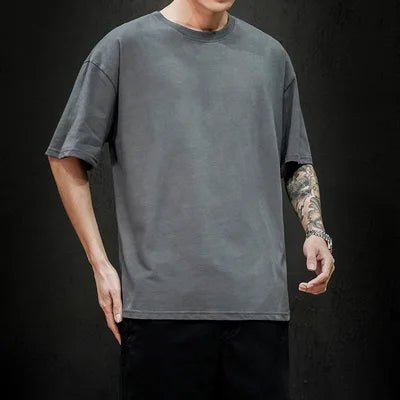 POWQUE Oversized Hip Hop T Shirt in Trendy Pink - POWQUE URBAN STYLE